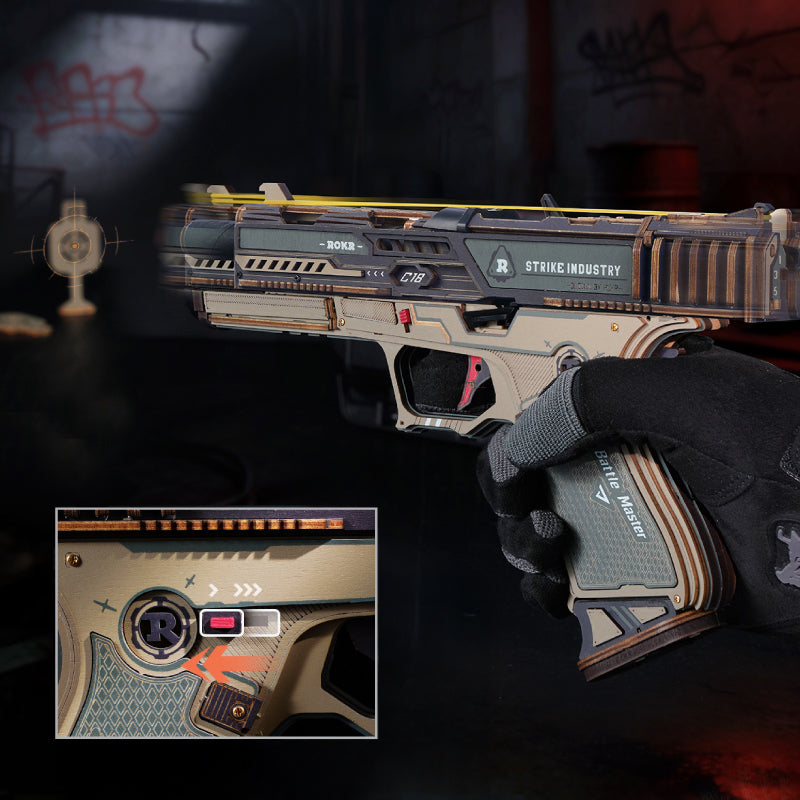 ROKR Legato C18 mode selector for single-shot and rapid-fire operation