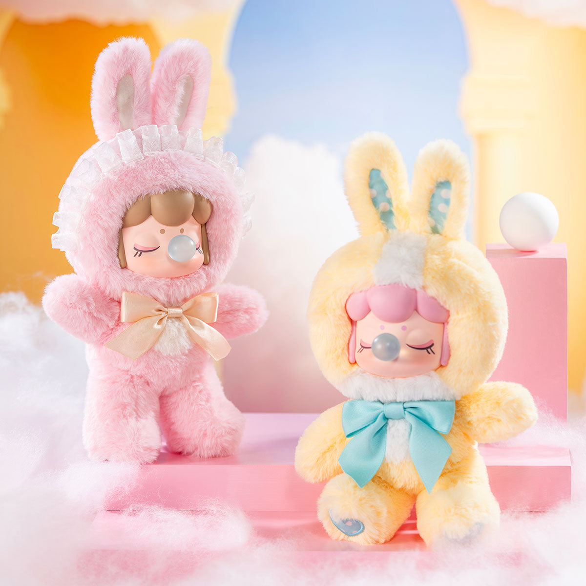 Rolife Nanci's Shining Bunny MNBXX surprise plush doll, detail close-up